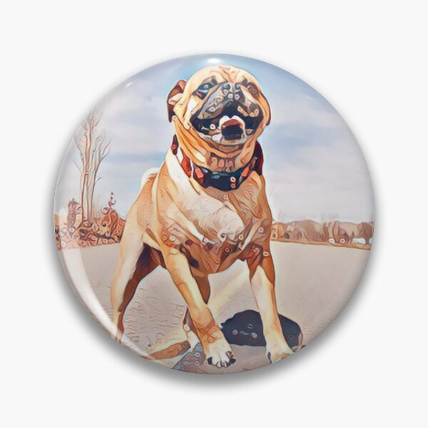 Item preview, Cute Pug Art - For a pug lover, for a pug breeder, for a pug owner. designed and sold by Wentoo.