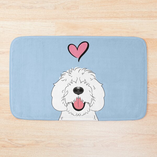 Item preview, LOVE White Sheepadoodle  designed and sold by Lulupainting.