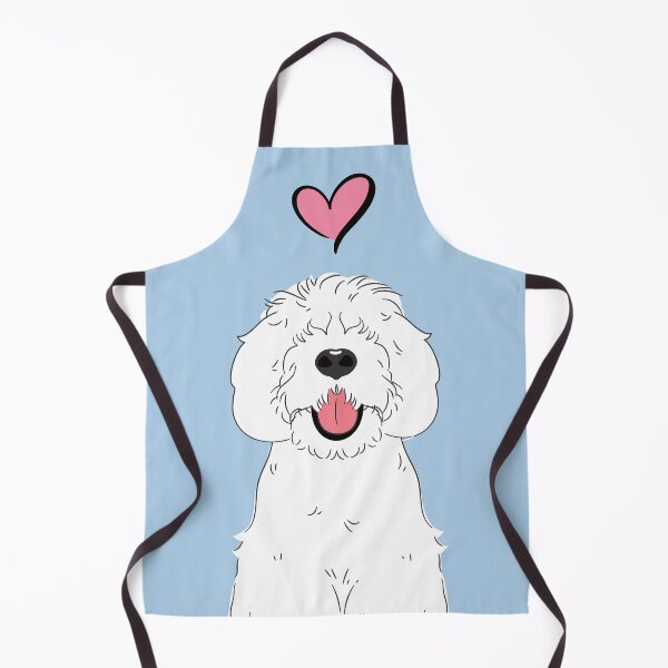 Item preview, LOVE White Sheepadoodle  designed and sold by Lulupainting.