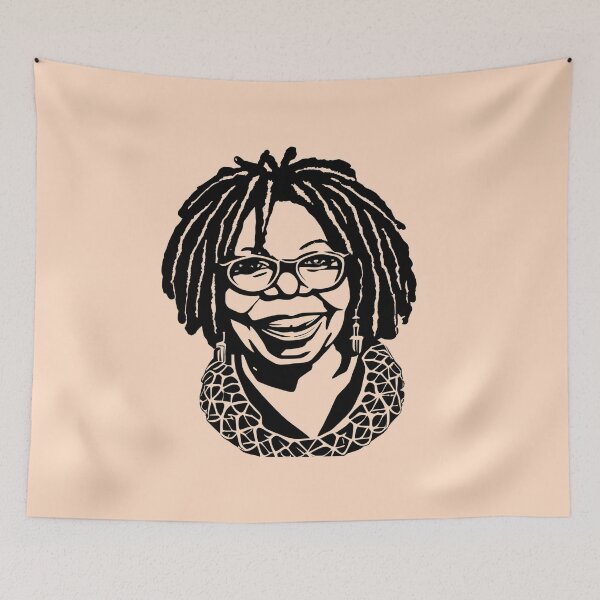 Item preview, whoopi goldberg  new sticker designed and sold by Robo-toons.