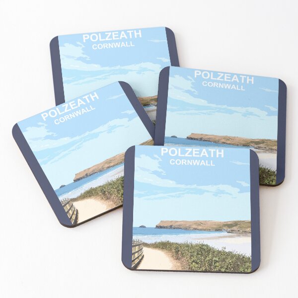 Item preview, Polzeath Cornualles. Regalo de Cornualles. Puerto pesquero de Kernow designed and sold by BarbaraGlebska.
