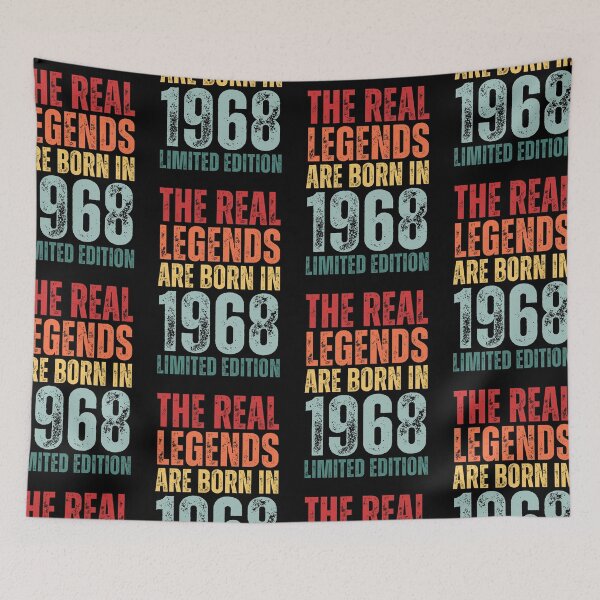 Item preview, The Real Legends Are Born In 1968 Limited Edition designed and sold by NinniSilver.