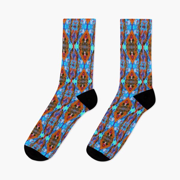 Item preview, Vibrant Colorful Abstract Psychedelic Graphic Design 3, Abstraction, bold colorful abstract playful design inspired by nature designed and sold by Adri Barnard.