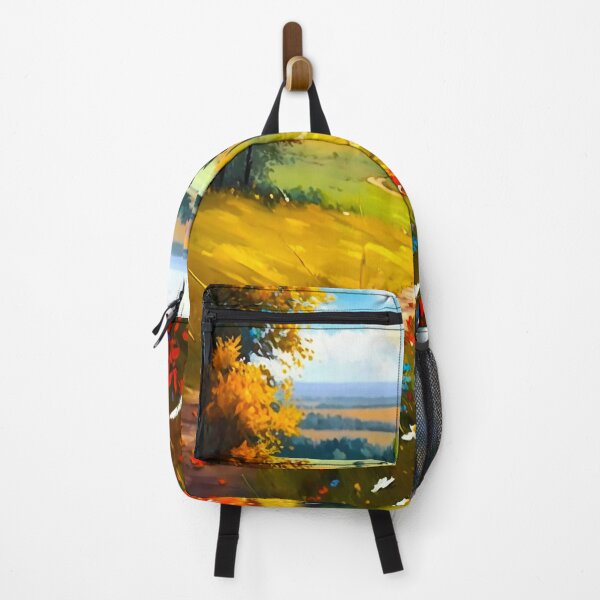 Item preview, Countryside dotted with colorful wildflowers Painting #2 designed and sold by Artistic Pandas.