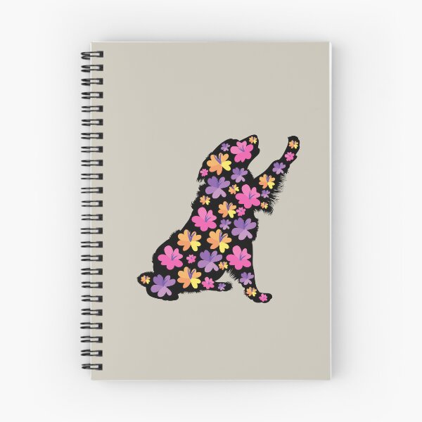 Item preview, Silhouette of Bernese Mountain Dog with Spring Flowers designed and sold by SeasonalDogs.