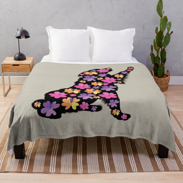 Item preview, Silhouette of Bernese Mountain Dog with Spring Flowers designed and sold by SeasonalDogs.