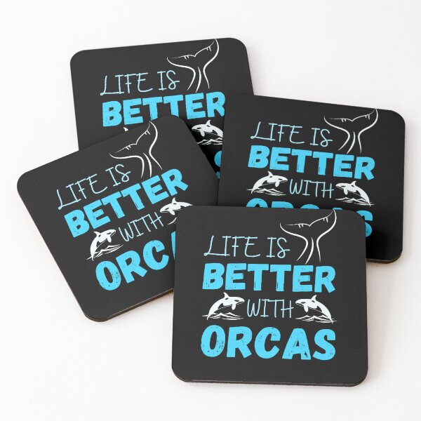 Item preview, Life is better with orcas  designed and sold by Quartztree Shirts.