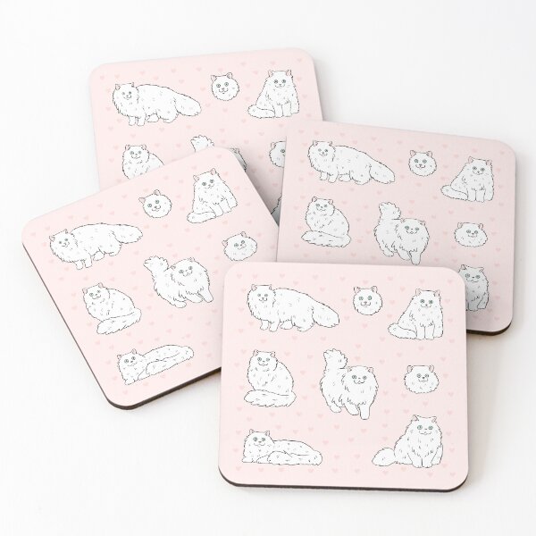 Item preview, Persian cat cute illustration pack  designed and sold by Yarafantasyart.