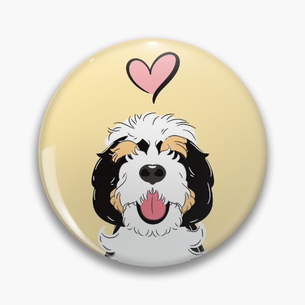 Item preview, LOVE Tri color Sheepadoodle designed and sold by Lulupainting.