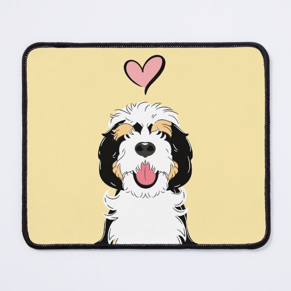 Item preview, LOVE Tri color Sheepadoodle designed and sold by Lulupainting.