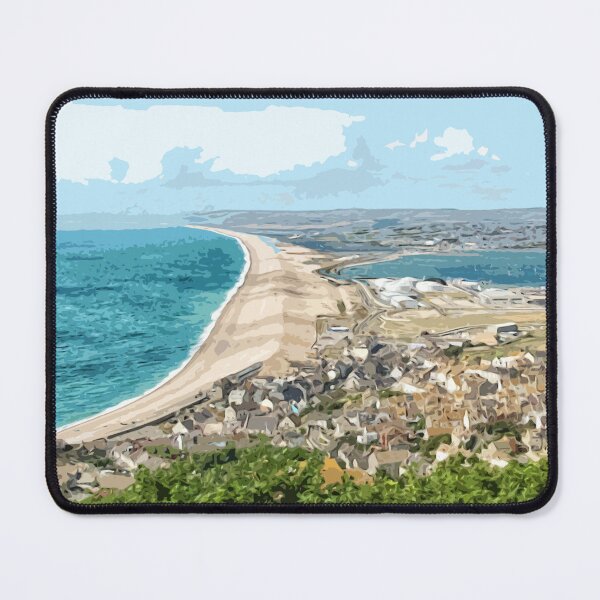 Item preview, Chesil Beach Dorset England. Portland Travel poster designed and sold by BarbaraGlebska.