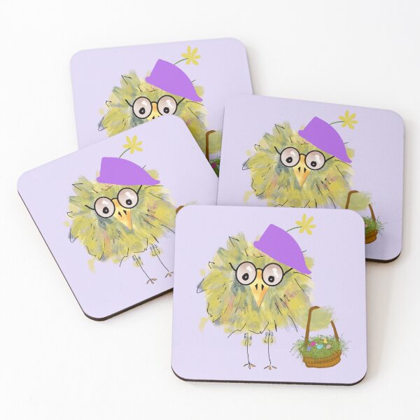 Item preview, Funny Bird with Easter Hat and Basket designed and sold by designs-by-ann.