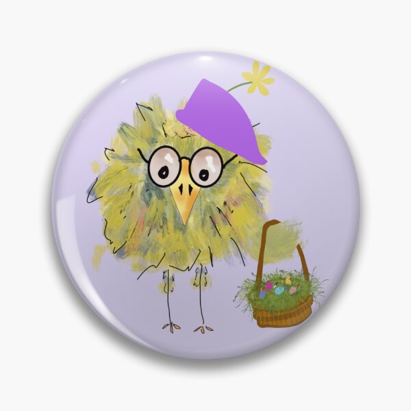 Item preview, Funny Bird with Easter Hat and Basket designed and sold by designs-by-ann.