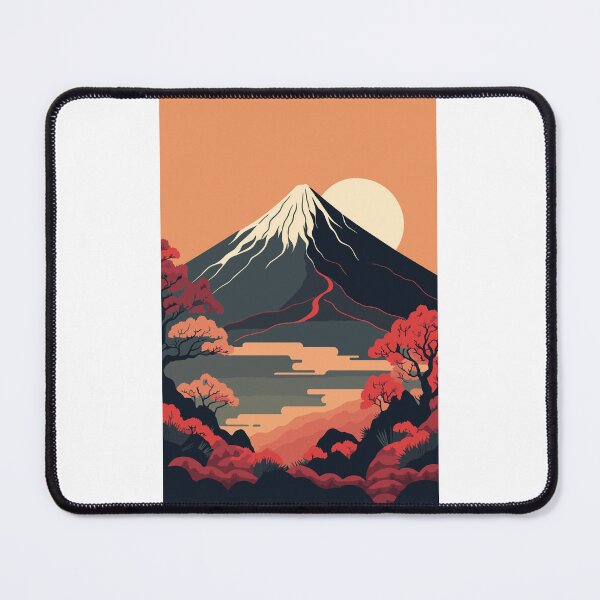 Item preview, Japanese mountain landscape background, mount fuji designed and sold by Streetsigns1957.