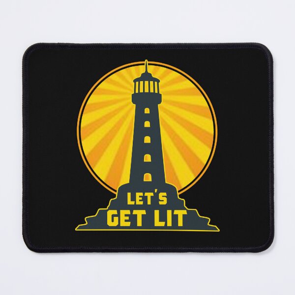 Item preview, Let's Get Lit Lighthouse designed and sold by funnytshirtemp.