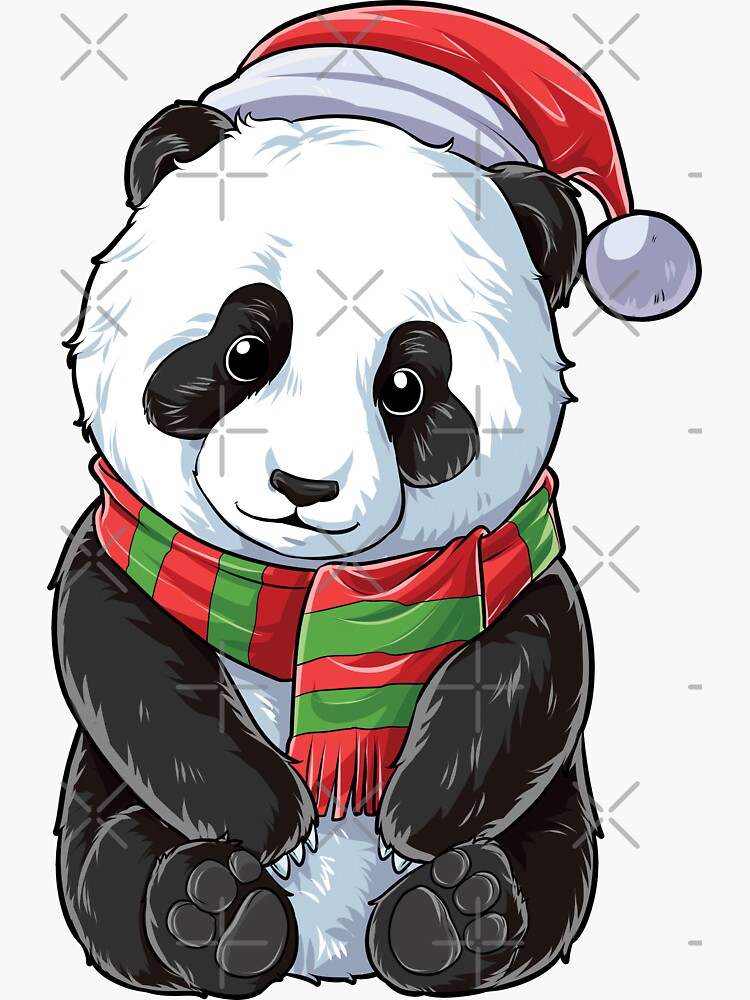 panda christmas t shirt