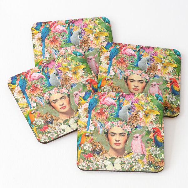 Item preview, Frida Kahlo Pink Parrot designed and sold by Muycote.
