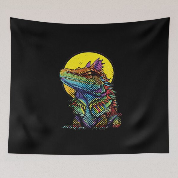Item preview, Bearded Dragon Vintage Retro Lizard Lover  designed and sold by Trendy Valley .