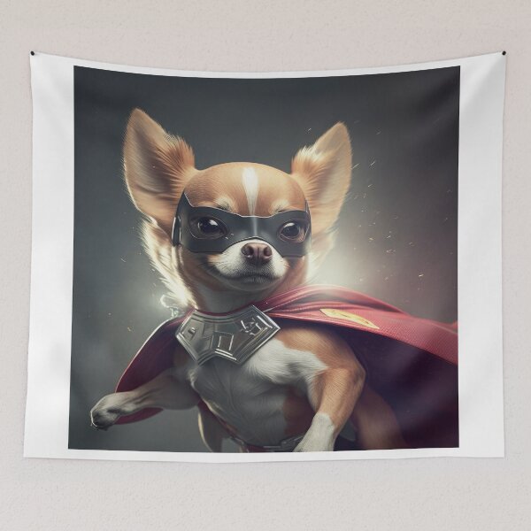 Item preview, Copy of Copy of Copy of chihuahua super hero designed and sold by PetSmartsPrint.