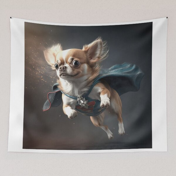 Item preview, Copy of Copy of Copy of Copy of chihuahua super hero designed and sold by PetSmartsPrint.