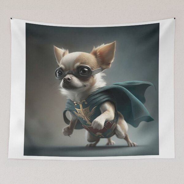 Item preview, Copy of Copy of Copy of Copy of Copy of chihuahua super hero designed and sold by PetSmartsPrint.