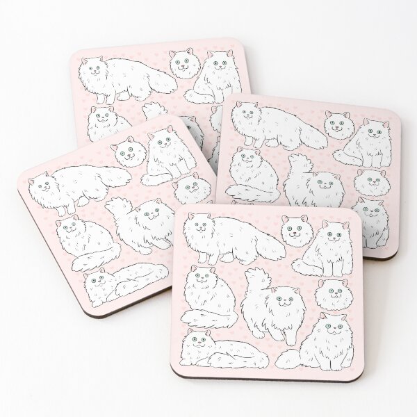 Item preview, Persian cat cute illustration pattern  designed and sold by Yarafantasyart.