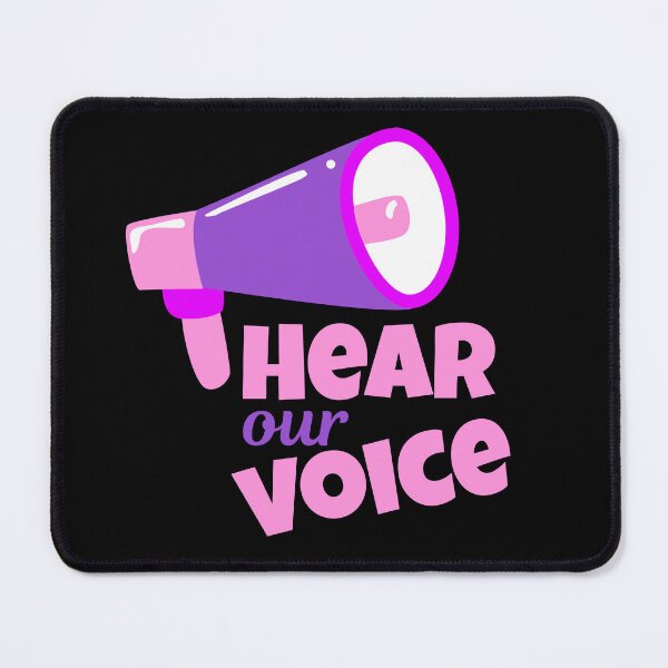 Item preview, Hear Our Voice - International Women's Day designed and sold by Trinket-Trickster.