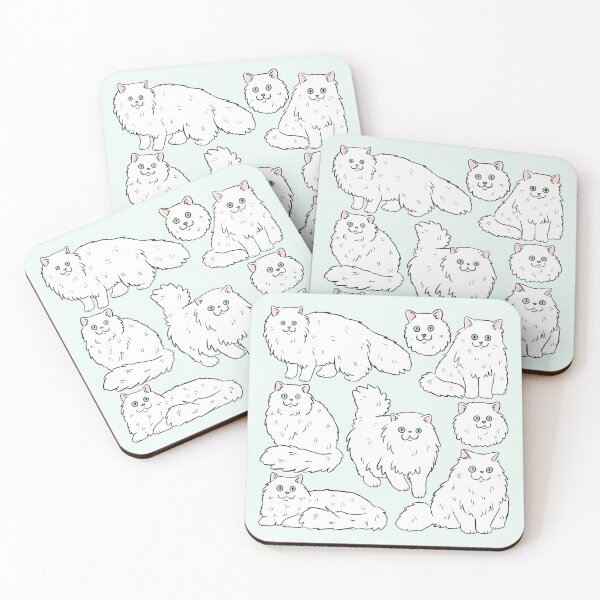Item preview, Persian cat cute illustration pattern  designed and sold by Yarafantasyart.