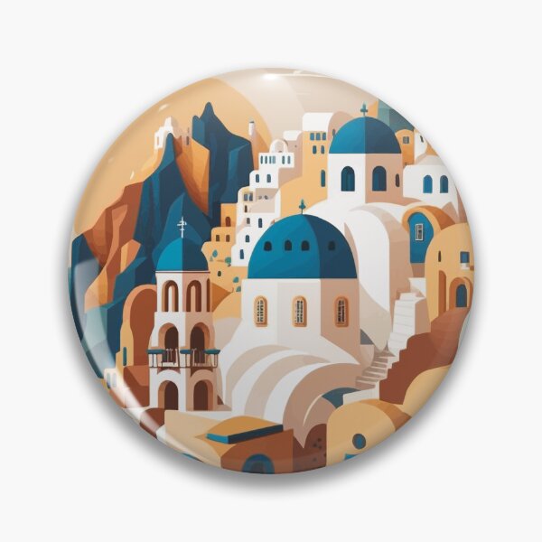 Item preview, Santorini Greece Aegean Hotel View  designed and sold by Streetsigns1957.