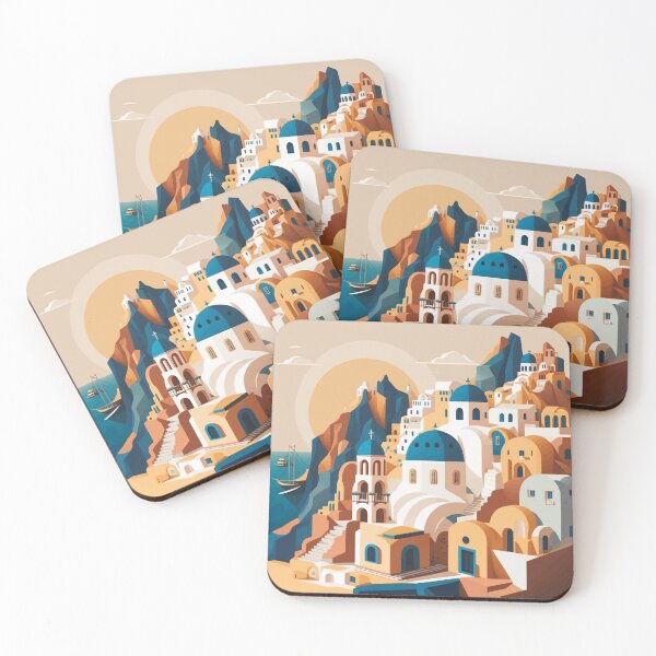 Item preview, Santorini Greece Aegean Hotel View  designed and sold by Streetsigns1957.