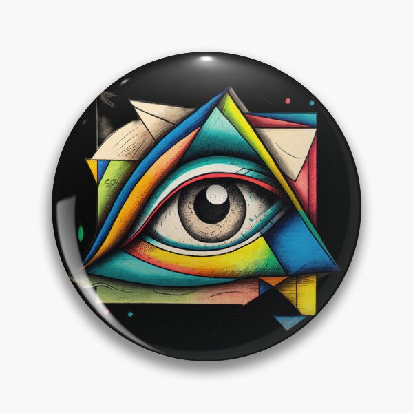 Item preview, Eye inside on a Piramid Shape designed and sold by FloralZoo.