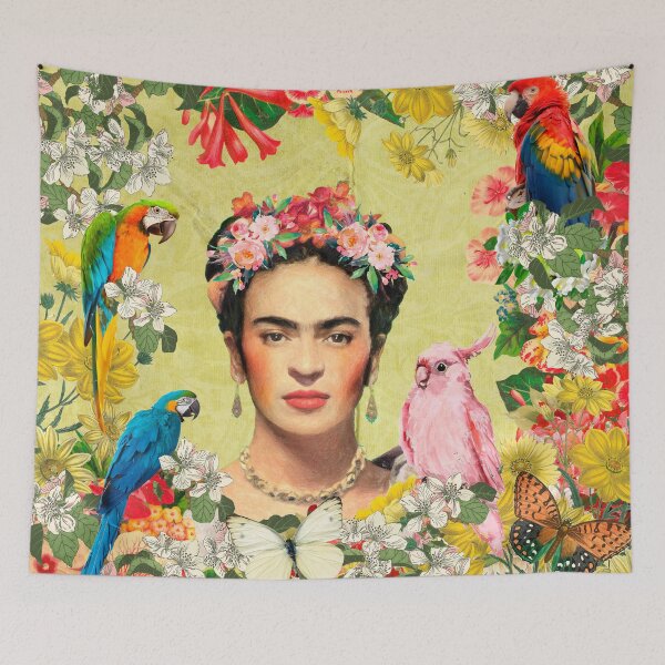 Item preview, Frida Kahlo Thousand Parrots designed and sold by Muycote.