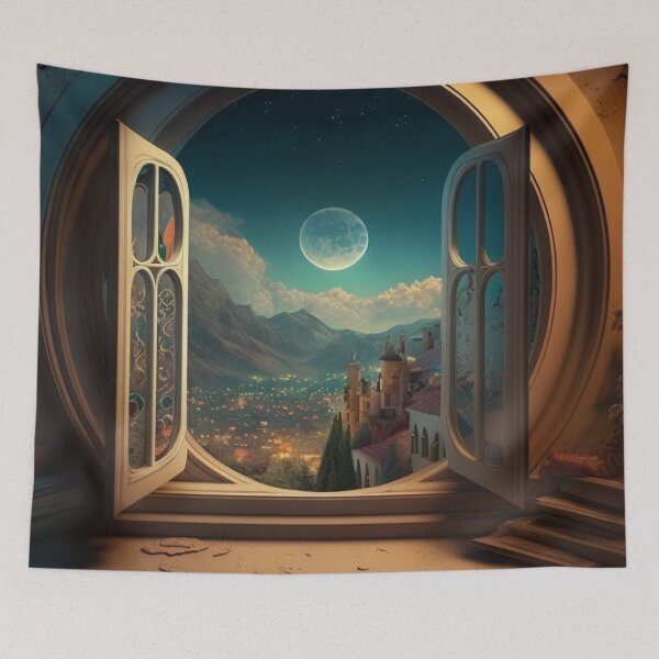 Item preview, Beautiful View from the Window designed and sold by Cute-Jory-Store.