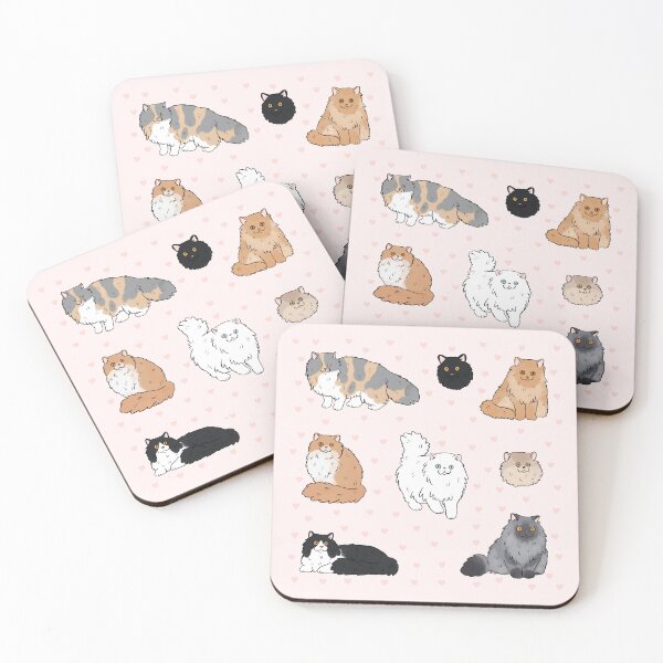Item preview, Persian cat cute illustration pack  designed and sold by Yarafantasyart.