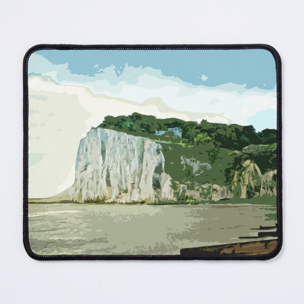 Item preview, White Cliffs of Dover Kent. travel poster gift designed and sold by BarbaraGlebska.