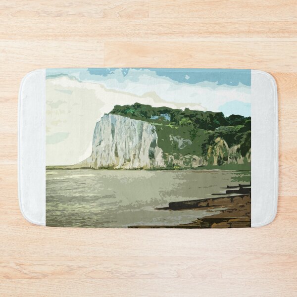 Item preview, White Cliffs of Dover Kent. travel poster gift designed and sold by BarbaraGlebska.