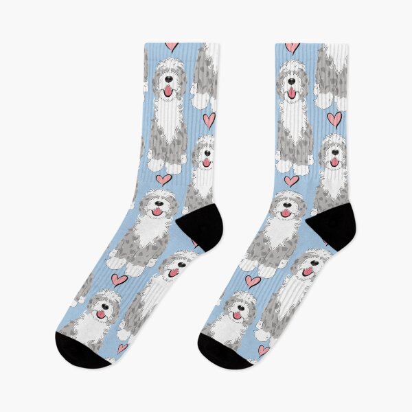 Item preview, Blue Merle Sheepadoodle 1 designed and sold by Lulupainting.