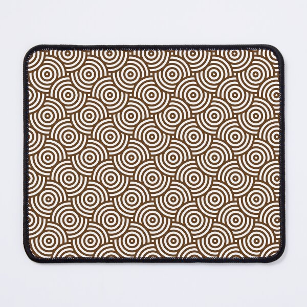 Item preview, Overlapping Circle Pattern | Brown and White designed and sold by rsty11.