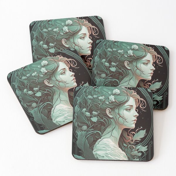 Item preview, A Minty Princess designed and sold by ArtNouveauChic.