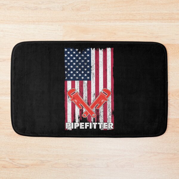Item preview, Plumber American USA Flag Patriotic Pipefitter designed and sold by Trendy Valley .