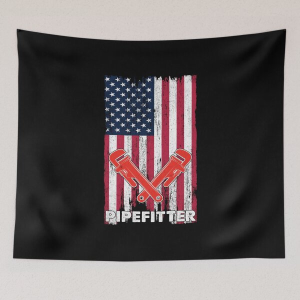 Item preview, Plumber American USA Flag Patriotic Pipefitter designed and sold by Trendy Valley .