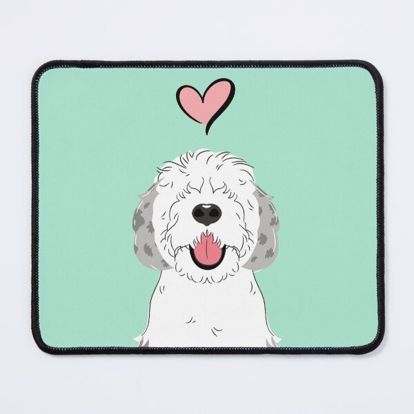 Item preview, Blue Merle Sheepadoodle 2 designed and sold by Lulupainting.