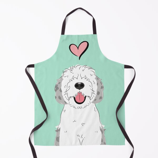 Item preview, Blue Merle Sheepadoodle 2 designed and sold by Lulupainting.