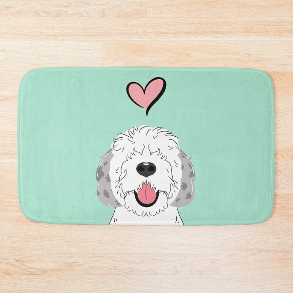 Item preview, Blue Merle Sheepadoodle 2 designed and sold by Lulupainting.