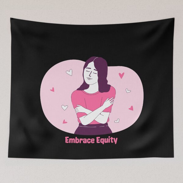 Item preview, Embrace Equity 2 - International Women's Day designed and sold by Trinket-Trickster.