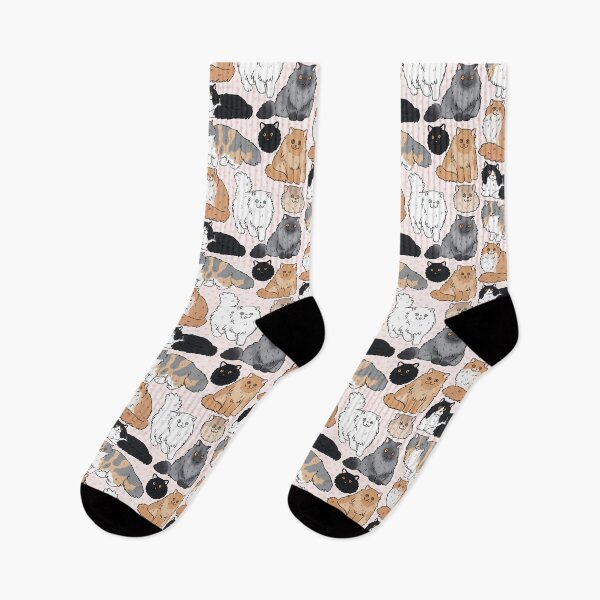 Item preview, Persian cat cute illustration pattern  designed and sold by Yarafantasyart.