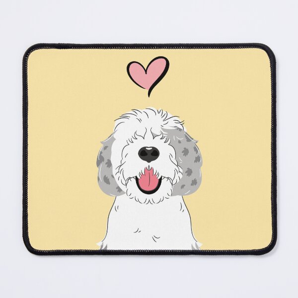 Item preview, Blue Merle Sheepadoodle 3 designed and sold by Lulupainting.