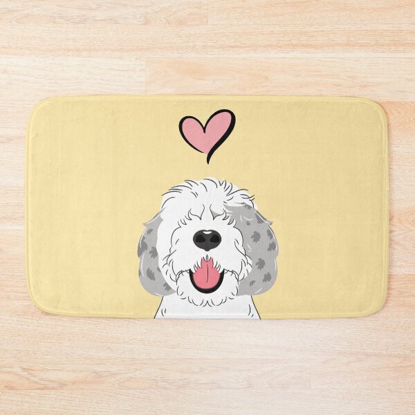 Item preview, Blue Merle Sheepadoodle 3 designed and sold by Lulupainting.