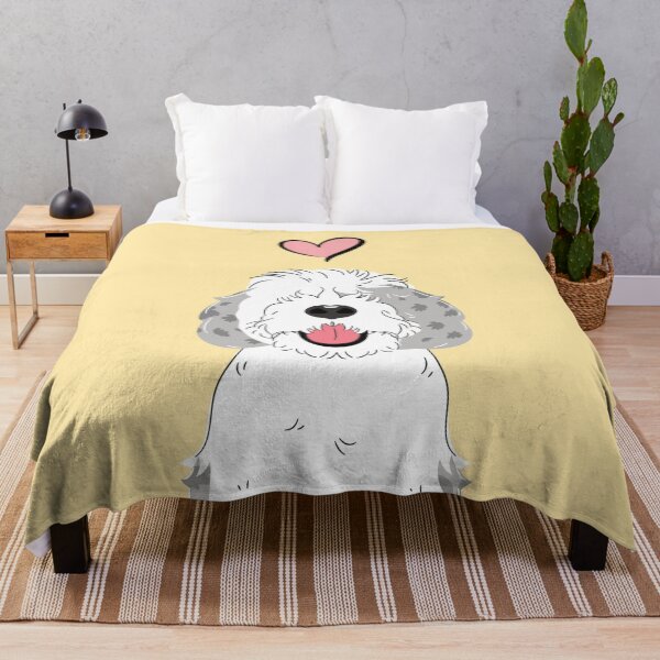 Item preview, Blue Merle Sheepadoodle 3 designed and sold by Lulupainting.