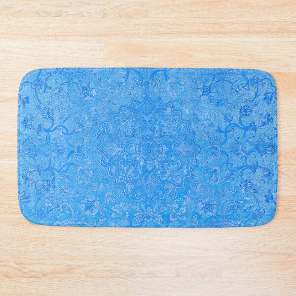 Item preview, Blue Royal Tile Wallpaper Pattern designed and sold by KellysComColors.